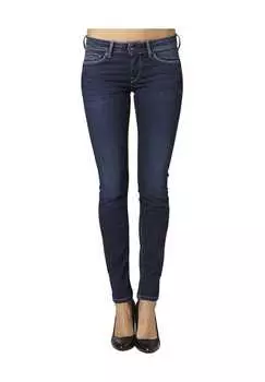 Джинсы обтягивающие 5-карманные Pepe Jeans, синий