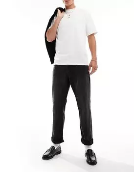 Джинсы обычного кроя черного цвета ONLY & SONS