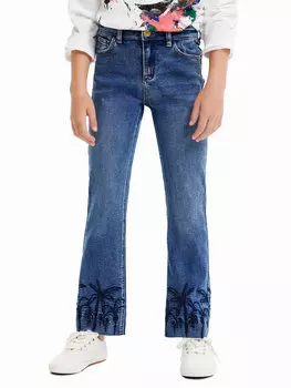 Джинсы обычного кроя Desigual, серый