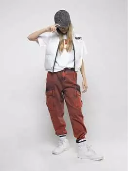 Джинсы обычного кроя Dkny, коричневый