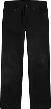 Джинсы Off-White Diag Print Straight Leg Jeans 'Black/White', черный