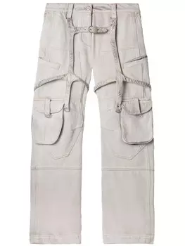 Джинсы Off White Laundry cargo, фиолетовый