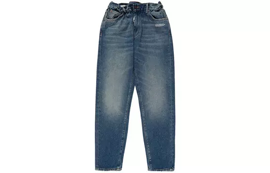 Джинсы Off-White с поясом, синий