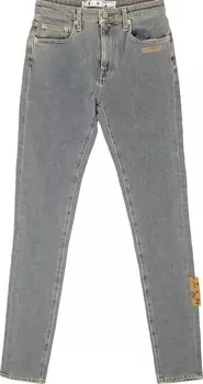 Джинсы Off-White Stretch Skinny Denim Jeans 'Blue', синий