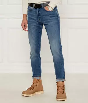 Джинсы Оникс Tapered fit Boss Orange, синий