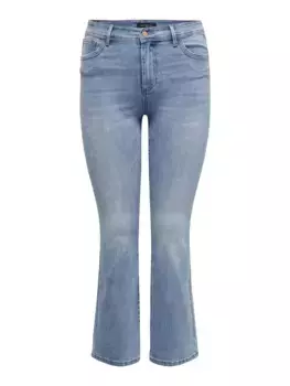 Джинсы ONLY CARMAKOMA "CARSALLY HW SK FLARED DNM BJ759", синий
