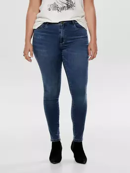 Джинсы ONLY Curvy Skinny Plus Size bergre Stretch Denim CARAUGUSTA, синий