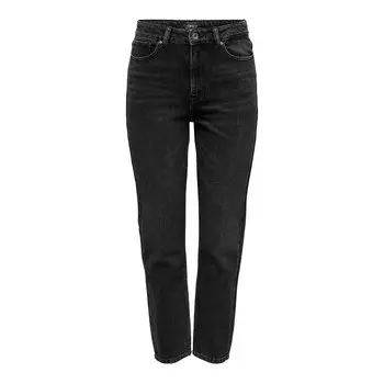 Джинсы Only Emily Life High Waist Str Ankle, черный