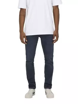 Джинсы ONLY LOOM slim, синий
