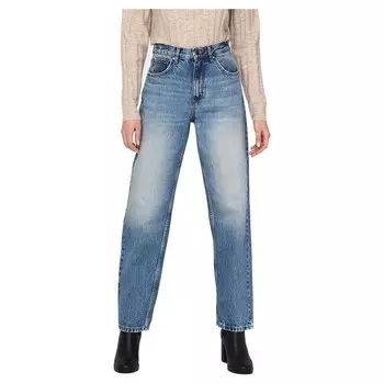 Джинсы Only Robyn Ex Straight Fit Dot536 High Waist, синий