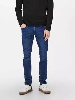Джинсы ONLY Slim Fit Basic Hose Denim Stretch Pants ONSLOOM, синий