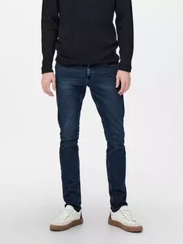 Джинсы ONLY Slim Fit Basic Hose Denim Stretch Pants ONSLOOM, синий