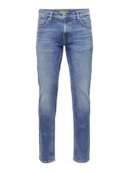 Джинсы Only & Sons Regular Jeans Weft, синий деним
