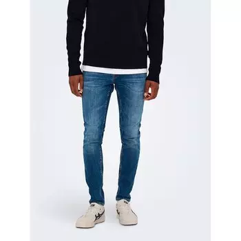 Джинсы Only & Sons Warp Skinny Blue 3229, синий