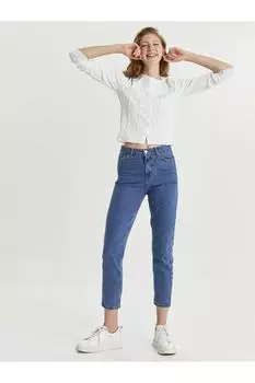 Джинсы - Оранжевый - Мом LC Waikiki, оранжевый