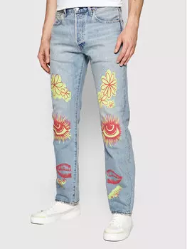 Джинсы оригинального кроя Levi's, синий