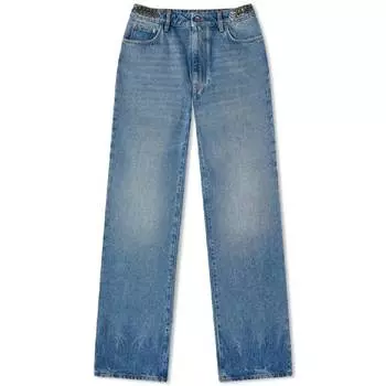 Джинсы Paco Rabanne Denim Chainmail, синий