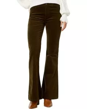 Джинсы Paige 32" Genevieve Flare, цвет Dark Brushed Olive