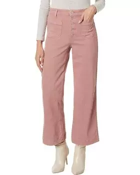 Джинсы Paige Anessa Patch Pockets Exposed Buttonfly in Vintage Dark Rose Blush, цвет Vintage Dark Rose Blush
