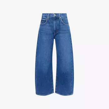 Джинсы Paige Arellia расклешенные из стрейч-денима, синий