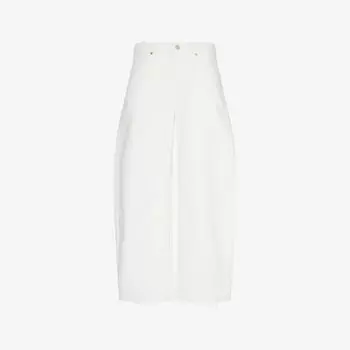 Джинсы Paige Arellia с расклешенными штанинами, экрю