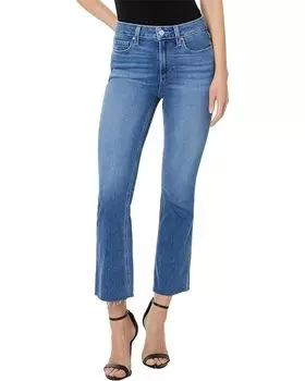 Джинсы Paige Colette Crop Flare Raw Hem, цвет Starlet