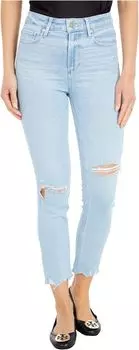 Джинсы Paige Hoxton Slim Crop in Sunkissed Destructed w/ Worn Away Hem, цвет Sunkissed Destructed w/Worn Away Hem