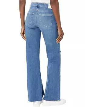 Джинсы Paige Leenah 32" Seam Belt Loops Raw in Granada Destructed, цвет Granada Destructed