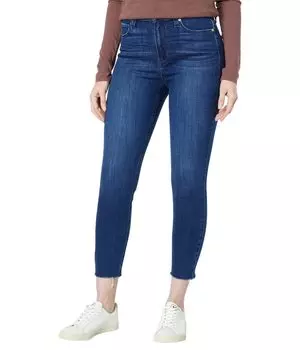 Джинсы Paige, Margot Crop w/ Raw Hem in Alpina Distressed