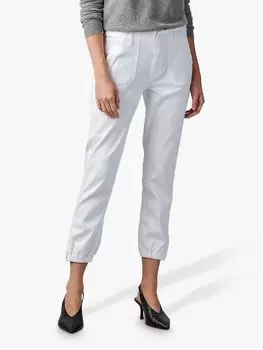 Джинсы PAIGE Mayslie Jogger, белоснежные