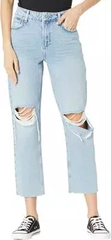 Джинсы Paige Noella Straight w/ Raw Hem in Doretta Destructed, цвет Doretta Destructed