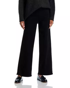 Джинсы-палаццо Jetset High Rise Slim в цвете Sheen Noir FRAME, черный