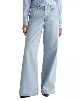 Джинсы-палаццо со средней посадкой и низкой посадкой в цвете Idol AG, синий