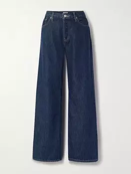 Джинсы Palazzo с высокой посадкой и широкими штанинами Re/Done, цвет Dark denim