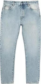 Джинсы Palm Angels Straight Curved Logo Jeans 'Light/Blue', синий
