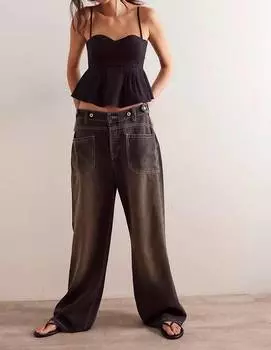 Джинсы Palmer Cuffed в стиле Chalkboard Free People