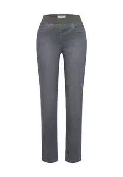 Джинсы "памина" облегающие Raphaela By Brax, серый