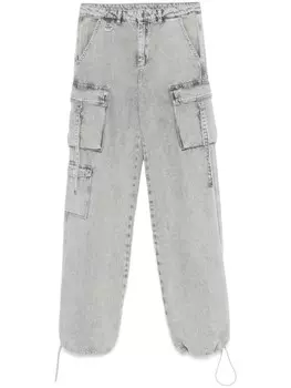 Джинсы Patrizia Pepe с карманами-карго, серый
