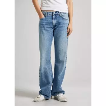 Джинсы Pepe Boyfriend Fit Vintage Low Waist, синий