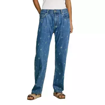 Джинсы Pepe Boyfriend low waist, синий