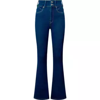 Джинсы Pepe Flare Contour high waist, синий