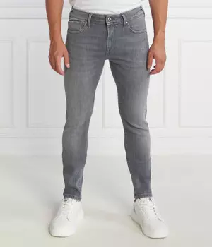 Джинсы Pepe Jeans London Finsbury с обтягивающей посадкой, серый