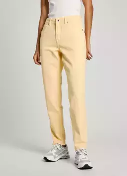 Джинсы Pepe Jeans с завышенной талией "TAPERED JEANS HW", цвет Cornish Yellow