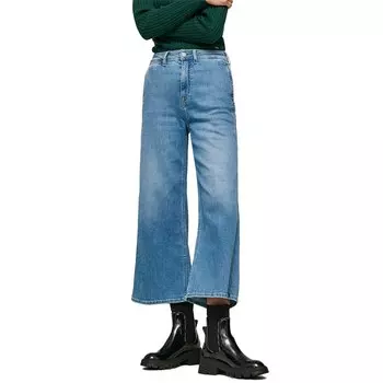 Джинсы Pepe Lexa Crop High Waist, синий