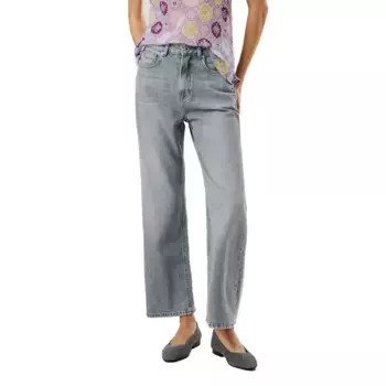 Джинсы Pepe Lexa Straight high waist, серый