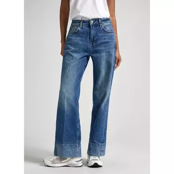 Джинсы Pepe Loose St Fade Fit High Waist, синий