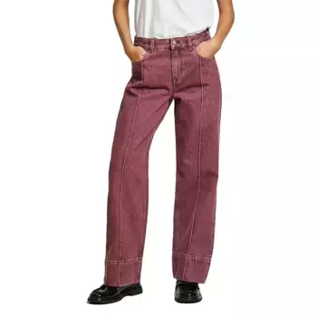 Джинсы Pepe Loose St high waist, розовый