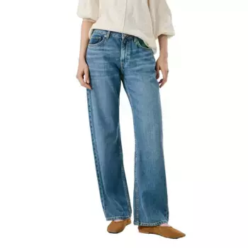 Джинсы Pepe Nicky Loose ST low waist, синий