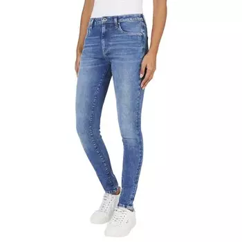 Джинсы Pepe Regent High Waist, синий