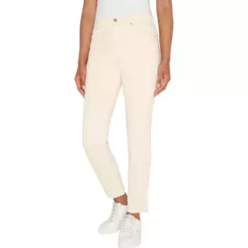 Джинсы Pepe Slim 7/8 Fit high waist, бежевый
